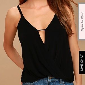 Lulu’s black tank NWT